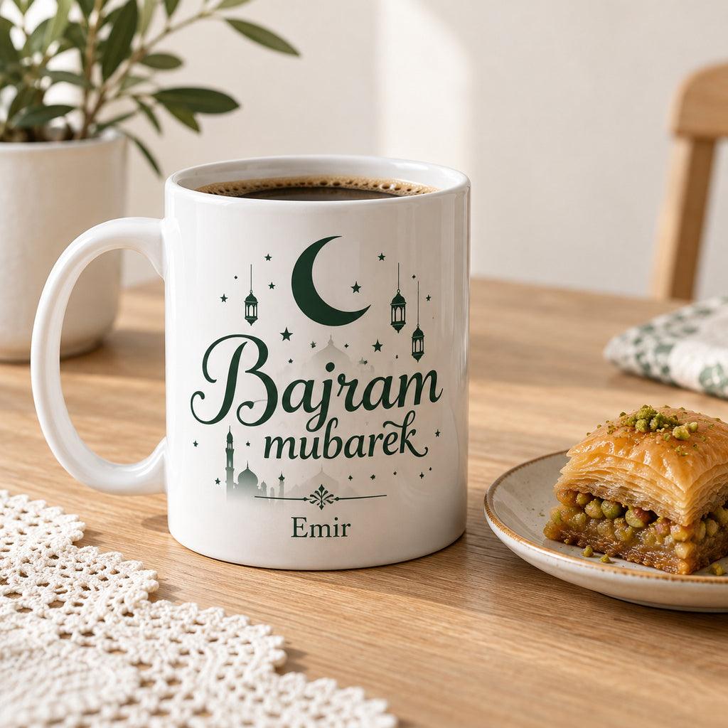 Šalica za Bajram s imenom