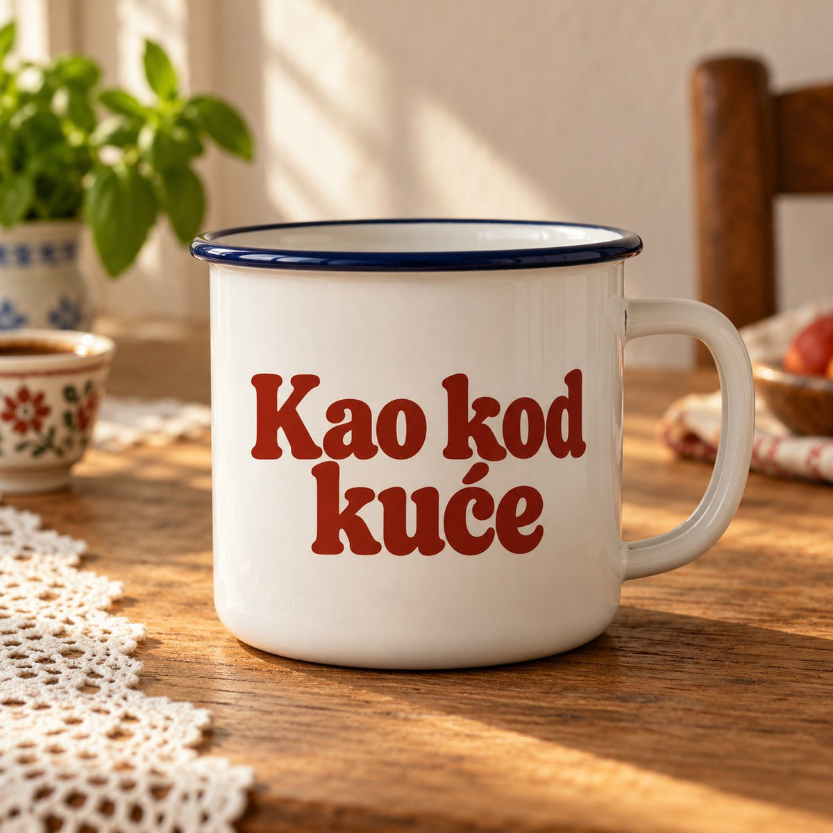 Nostalgična šolja Kao kod kuće